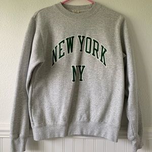 John Galt Grey New York Sweatshirt